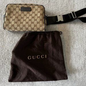 Monogram Belt Bag Dark Brown